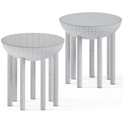Coffee Table Chalon by Kelly Wearstler — Ver 2