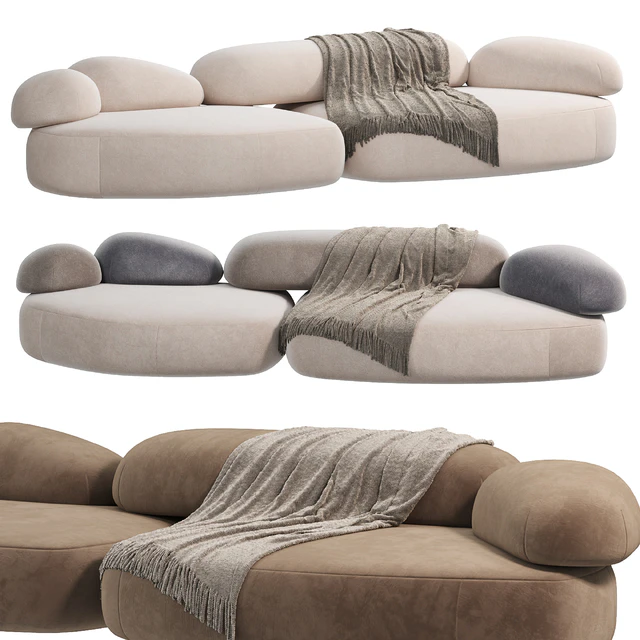Moroso Pebble Rubble Sofa — Скачать
