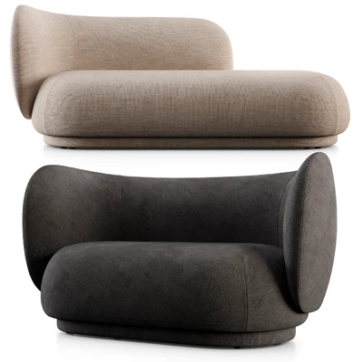 Rico Divan And 2 Seat Sofa By Ferm Living — Ver 2