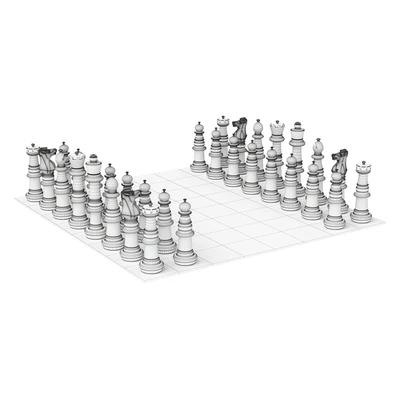 Garden chess pieces KSH-36 — Ver 3