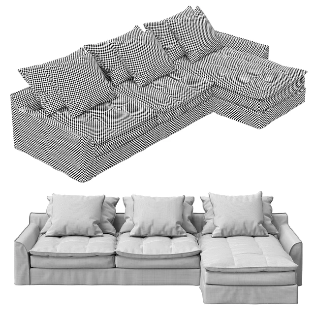 Furninova Sake LC sofa in 3 colors — Descargar