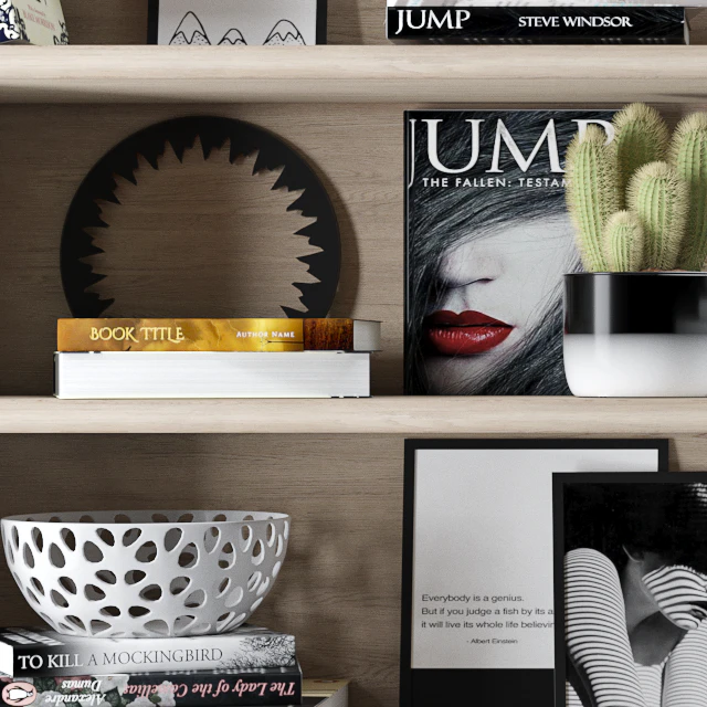 Bookshelf + decoration — Descargar