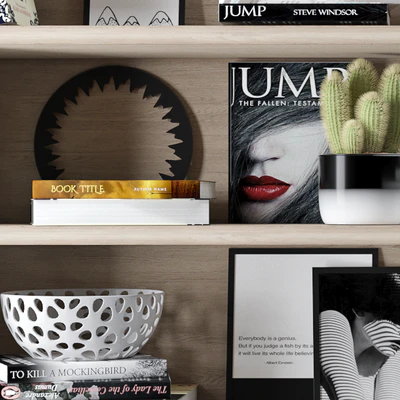 Bookshelf + decoration — Ver 2