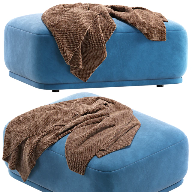 Rectangular pouf Fabro/Пуф прямоугольный Фабро — Скачать