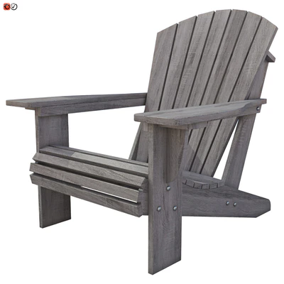 Wooden garden chair 04 — Ver 1