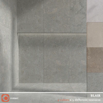BLAIR graphite silver noce white — Ver 1