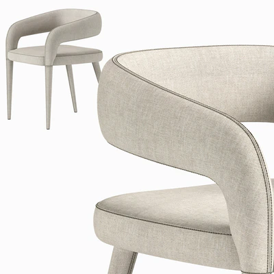 LISETTE GRAY DINING CHAIR CB2 — Ver 4