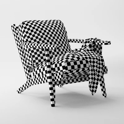 Armchair Modern Classic Leisure Armchair — Ver 3