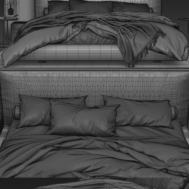 B & B Italia Richard Bed — Скачать