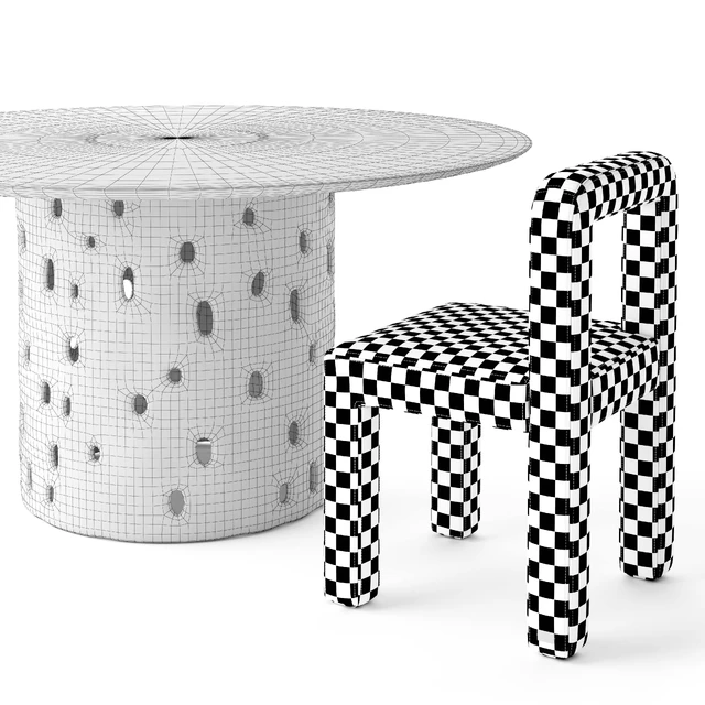 Faina Design Toptun Chair and Ztista Table — Descargar