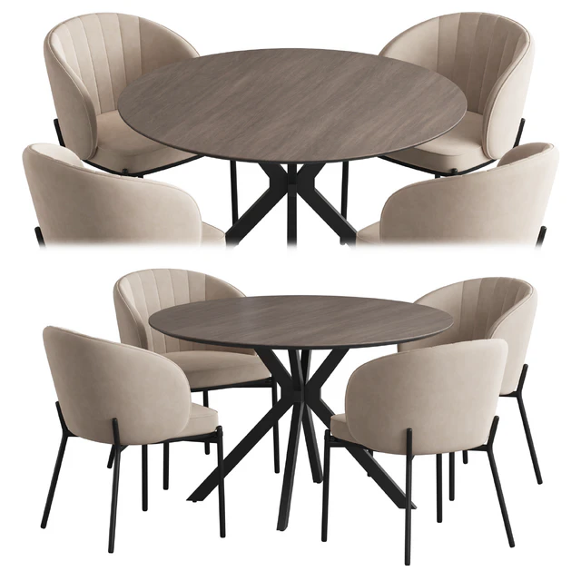 Ralf table Cruz chair — Descargar