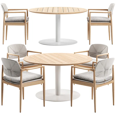 Minotti Outdoor Dining Set — Ver 1