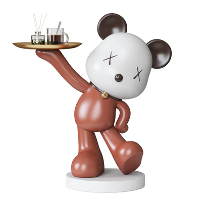 Bear sculpture tray — Ver 1