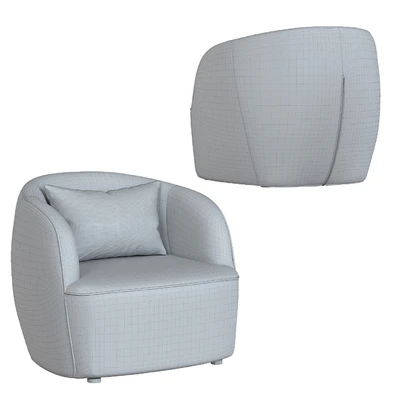 Poltrona Boucle elodie armchair — Ver 3
