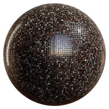 black and gold marble mosaic tiles 001 — Descargar