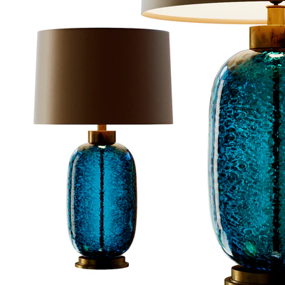 Mid Century Studio Art Glass Buffet Lamp.3 — Вид 1