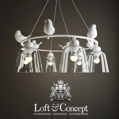 Подвесной светильник provence bird chandelier — Вид 3