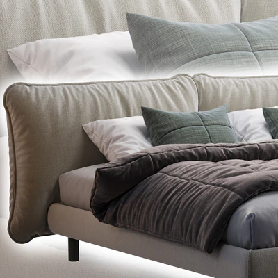 Meridiani Bed OLIVER — Ver 3