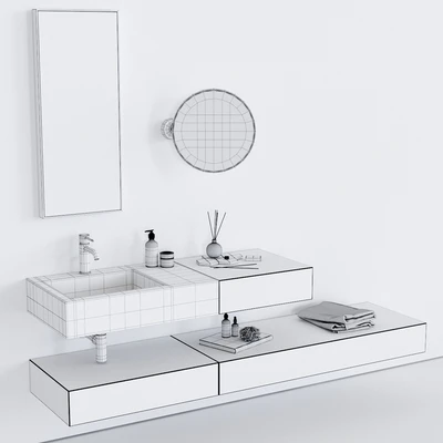 Ceramica Cielo Modulo Washbasin — Ver 2