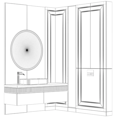 Bathroom furniture 35 in neoclassical style — View 2