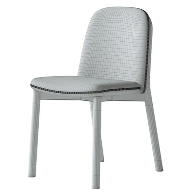 Julie upholstered ash wood chair — Вид 2