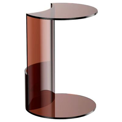 Ansel Acrylic Side Table — View 2