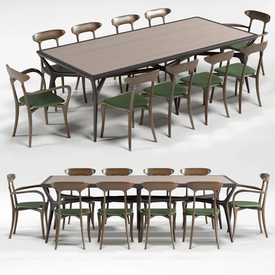 CeccottiCollezioni  SEVENMILES  table MA BELLE chairs — Вид 1