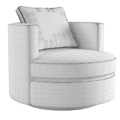 Wren Swivel Chair Restoration Hardware RH — View 2