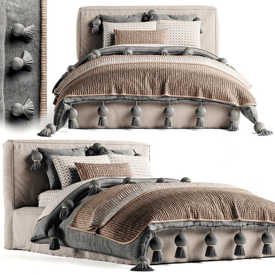 RH Brook Bed — Ver 1