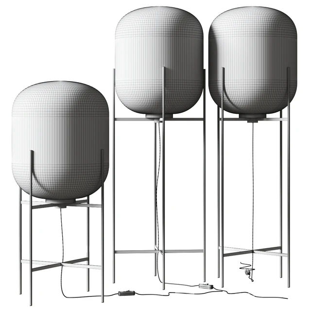 Oda Stripes Large Pulpo Floor Lamp — Descargar