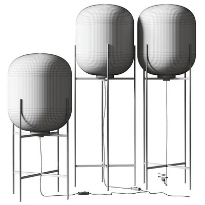 Oda Stripes Large Pulpo Floor Lamp — Ver 3