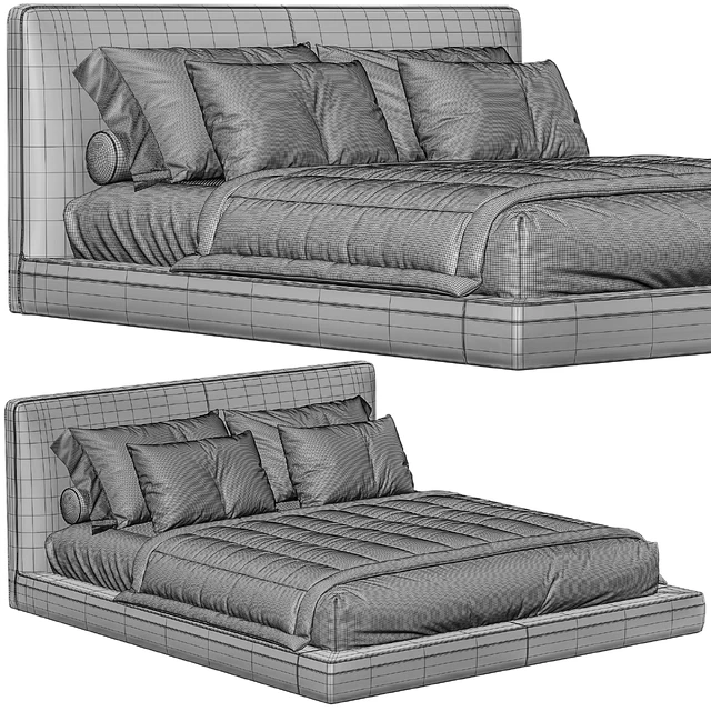 RICHARD BED BY B&B ITALIA — Descargar