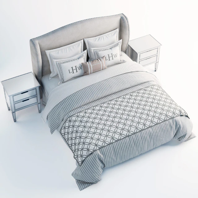 Wingback bed — Descargar