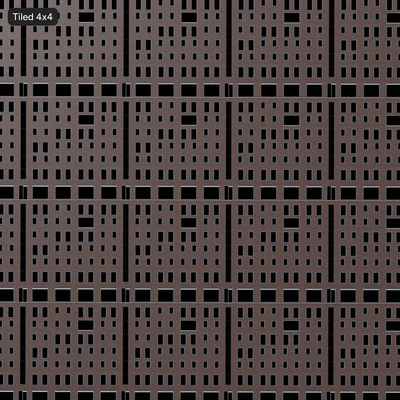 modern architectural brick facade texture warm grey — Ver 2