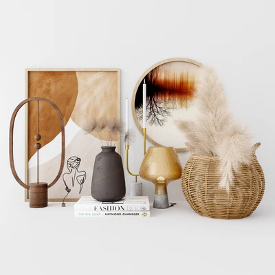 Decorative set 09-dried flower — Ver 3