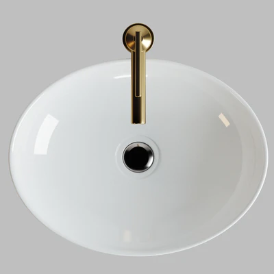 Valor oval porcelain vessel sink — Ver 3