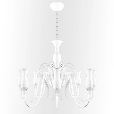 Murano Glass Chandelier 8 Lights model 1022 — Вид 2