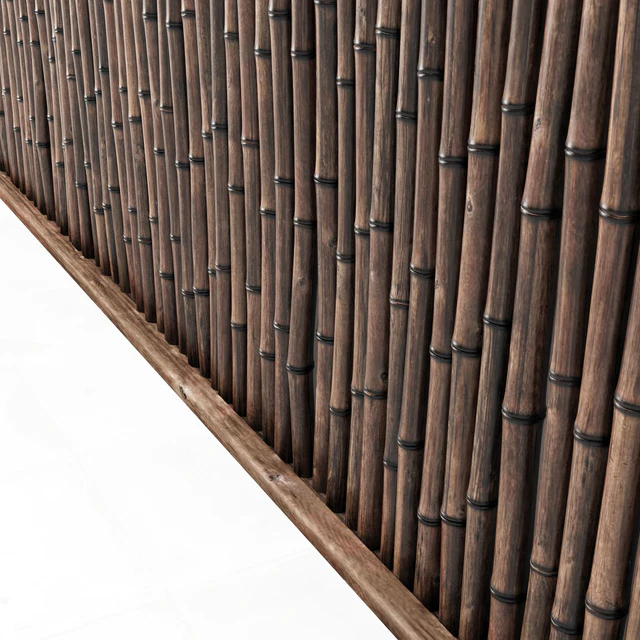 Декор из бамбука в большой раме / Bamboo decor Big frame Final — Скачать