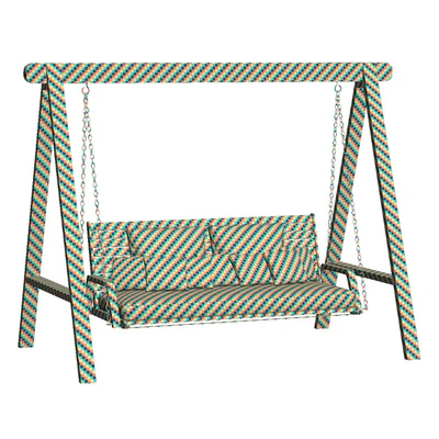 Mary wooden double garden swing MR45 by Bpoint Design / Деревянные садовые качели — Вид 4