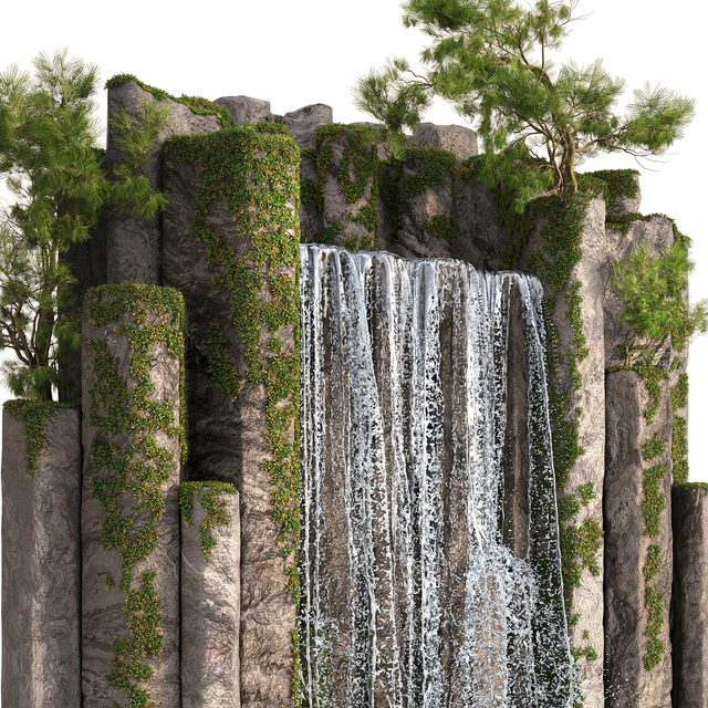 Large water fall 2 — Descargar