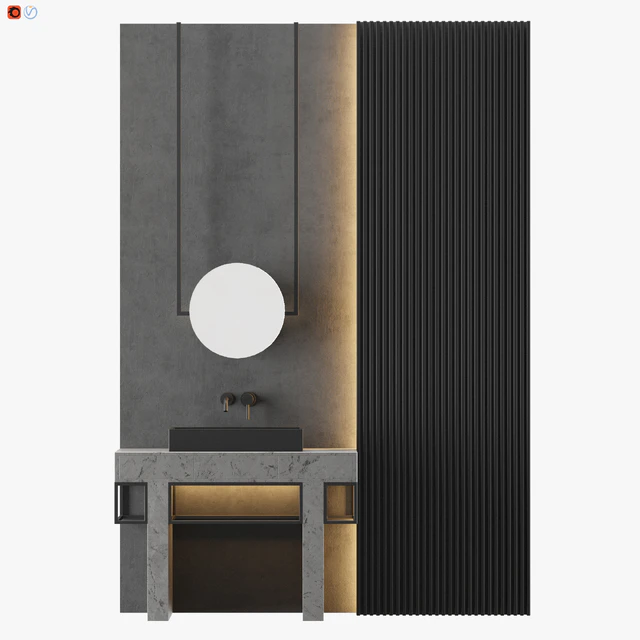 MODERN - Gray Bathroom 19 — Descargar