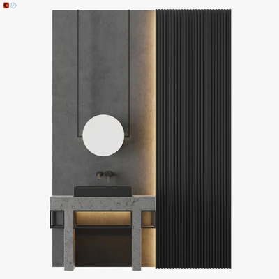 MODERN - Gray Bathroom 19 — Ver 1