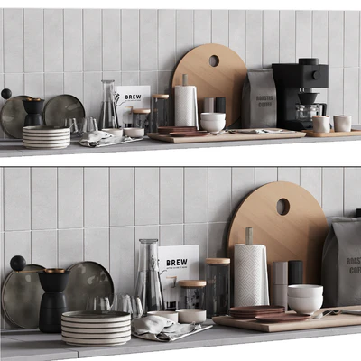 511 kitchen decor set accessories 08 dishes and coffee kit 01 — Вид 1