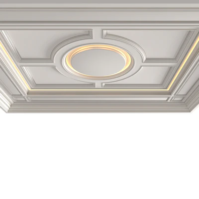 Кессонный потолок с подсветкой в классическом стиле .Modern coffered illuminated ceiling — Вид 3