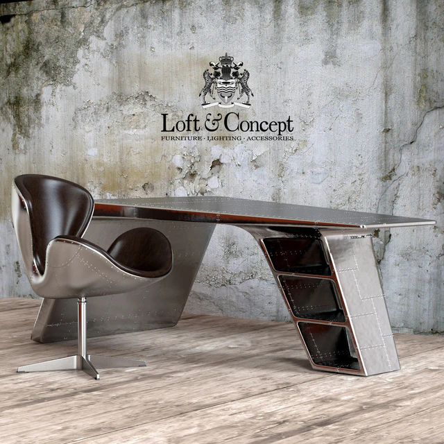 Chair and desk Aviator — Descargar