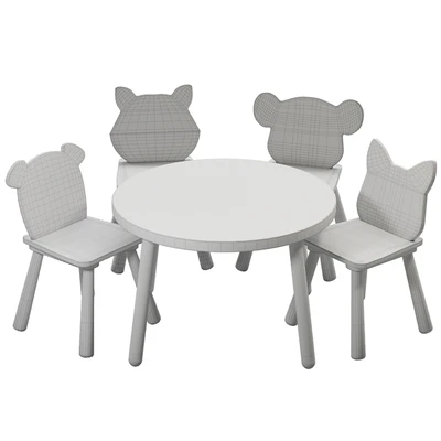 Tender Leaf Forest Table and Chair for Children — Ver 2