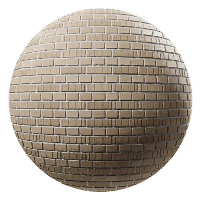 grooved english bond brick wall texture beige — скачать