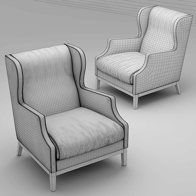 Armchair Chauffeuse Living Divani by Piero Lissoni — Descargar