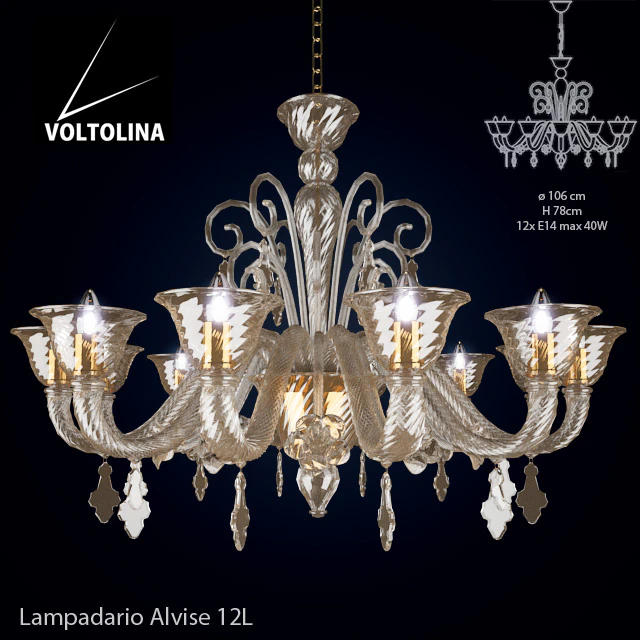 Voltolina Lampadario Alvise 12L — Descargar