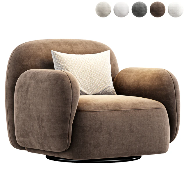 Giddings Swivel Chair Knoll Camel By Highfashionhome — Descargar